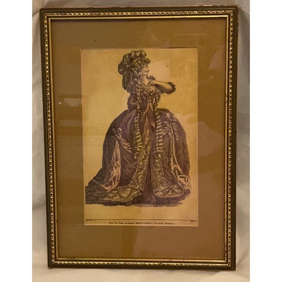 Vintage Print - Illustration from the Gallery of French Fashions and Costumes - Picture 2 of 10